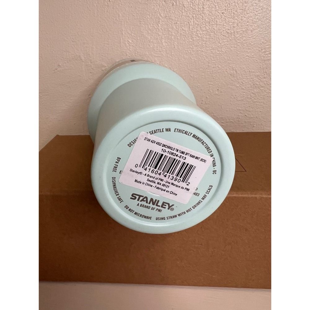 Stanley Quencher H2.0 Tumbler 40oz Soft Rain Mist NEW 10-10824-513 FlowState Lid - Picture 4 of 6
